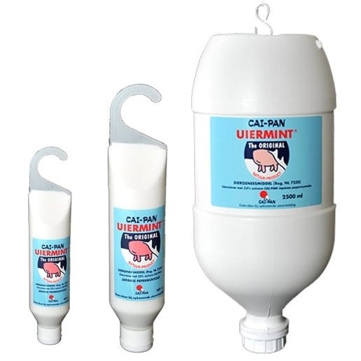 Cai-Pan® Uiermint 250ml of 400ml hangtube of 2500ml fles (9% BTW) - dispenser los