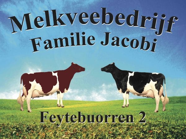 Bedrijfsbord koe, Afbeelding 10 - Afbeelding 2