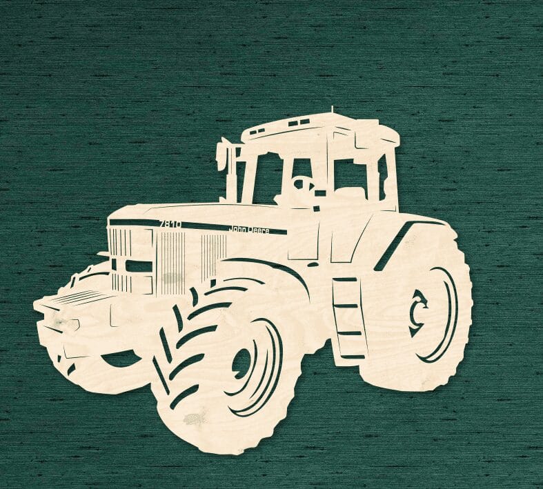 John Deere tractor hout - Afbeelding 4